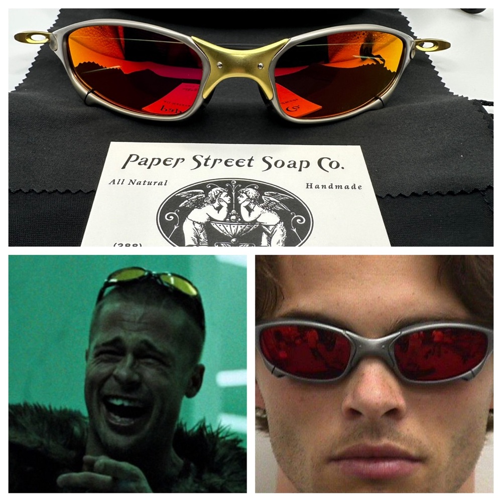 Paperstreetshade Fight Club Tyler Durden NEW Oliver Peoples 523 Juliet Brad Pitt
